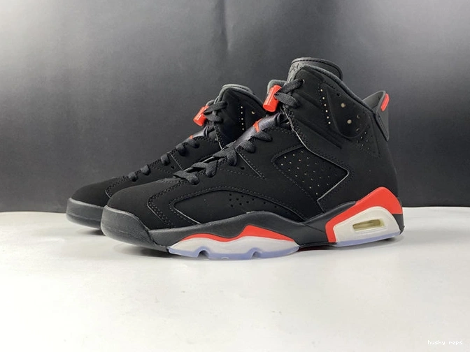 Cheap Husky Jordan6 EyeCatching Black 4044 Infrared 384664- 1028